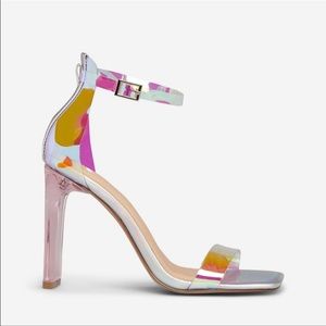 Open Toe Transparent Heel